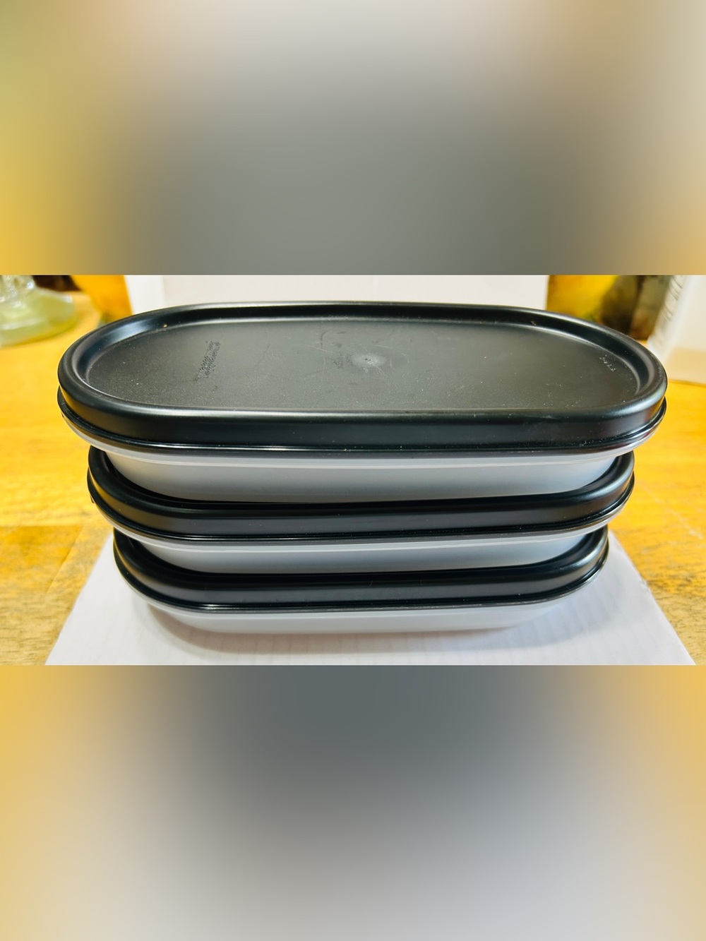 Tupperware modular mate oval containers. Set of 3, NEW.